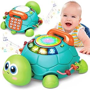 Jyusmile Baby Toys 6 to 12 Months, Musical Turtle Crawling Infant Toys, Early Learning Educational Toy with Light & Sound, Christmas Birthday Gifts for Boy Girl 7 8 9 10 11 Month 0-1 Year Old Jyusmile Baby Toys 6 to 12 Months, Musical Turtle Crawling Infant Toys, Early Learning Educational Toy with Light & Sound, Christmas Birthday Gifts for Boy Girl 7 8 9 10 11 Month 0-1 Year Old