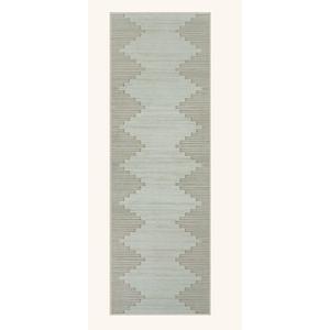 Seavish Runners for Hallways Non Slip 2.6x10 Low Pile Soft Black Carpet Runners Modern Geometric Faux Wool Entryway Rugs Indoor Decor Non Shedding Neutral Rugs for Entrance Kitchen Foyer Living Room, Beige