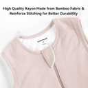BubblePanda Rayon Made from Bamboo Toddler Sleep Sack with Feet 24-36 Months 1.0 Tog Ultra Soft Toddler Sleeping Sack 2T-3T Sleep Bag Walker Quilted Wearable Blanket with Legs 2-Way Zipper Lightweight