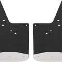 LUVERNE 251440 Front or Rear 12-Inch x 20-Inch Textured Rubber Mud Guards, Select Chevrolet Silverado, GMC Sierra 1500, 2500, 3500 HD, Black
