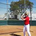 ZELUS 16x10 ft Baseball Backstop Net, Sports Barrier Net, Black