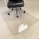 [Upgraded Version] Crystal Clear 1/5" Thick 47" x 35" Heavy Duty Hard Chair Mat, Can be Used on Carpet or Hard Floor