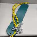 Squirrel Products Heavy Duty Strap Swing Seat - Playground Swing Seat Replacement and Carabiners for Easy Install - Green