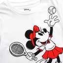 Disney Girls Shirts - Minnie Mouse Lilo and Stitch Angel Long Sleeve or Short Sleeve Graphic Tees for Girls (Sizes: 13-14) (White)