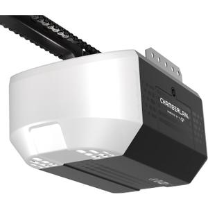 Chamberlain 1/2 HP Chain Drive Smart Garage Door Opener with Battery Backup, 1-Bulb Lighting, and myQ Connectivity