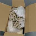 Classic Retro Landline Phone Mechanical Ringtone,2500 Desk Telephone for Hearing Impaired, Old Fashion Cord Telephone,Vintage Analog Phone for Home,School, Plug and Play, Beige