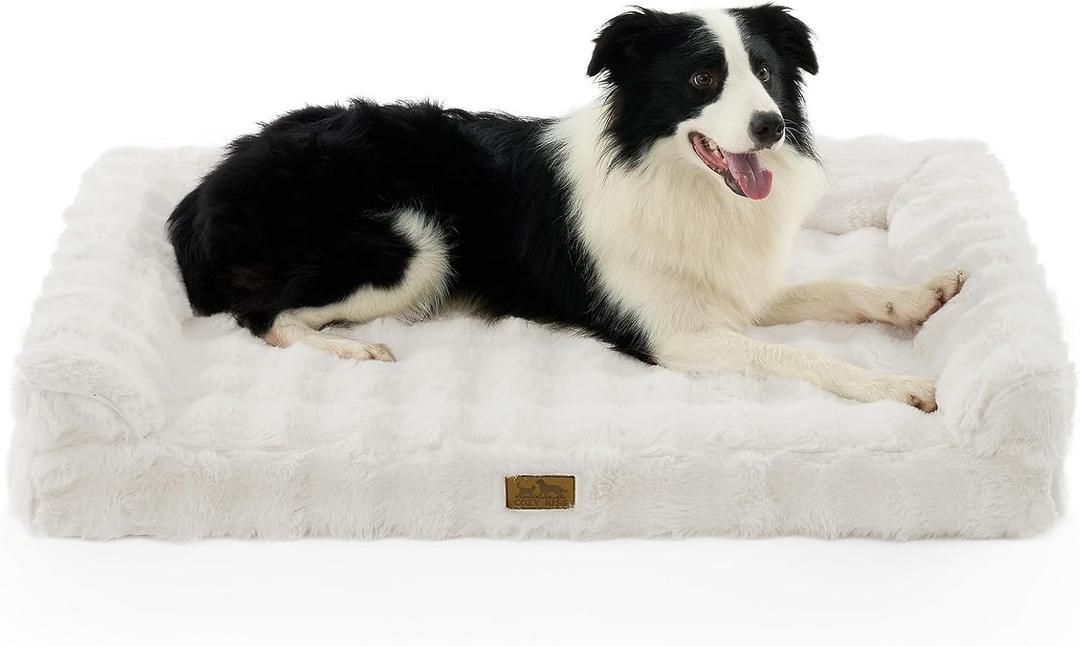 COZY KISS Orthopedic XL Dog Bed for Large Dog, Washable Pet Bed