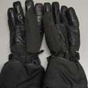SAVIOR HEAT Heated Gloves for Men Women, Rechargeable Electric Heated Leather Skiing and Snowboarding Gloves L