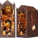 DIY Miniature Book Nook Dollhouse Room Kit for Teens and Adults-Magic Library