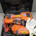 Trihelper Electric Car Jack Set 5 Ton Hydraulic Jack Car Lift Floor Jack with Integrated Tire Pump and Impact Wrench for Sedans SUV MPV Sedan Truck Change Tires Garage Repair