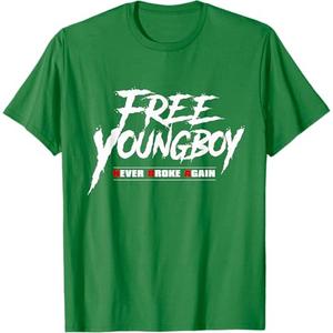 Free Youngboy, Free Youngboy shirt, Youngboy Shirts, FREE YB T-Shirt, Large