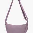YIKOEE Crescent Bag for Women Men Small Sling Crossbody Bag with Half Moon Shape