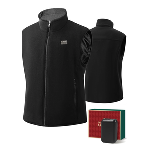 JS LifeStyle Heated Vest Jackets for Men with 16000mAh Power Bank Included, Rechargeable Mens Heated Vest XL