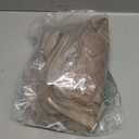 BAGSMART Toiletry Bag for Women with Dual-Padded Handles, Puffy Lightweight Makeup Bag for Makeup Accessories, Brushes Set, Travel-Sized Container, Camel