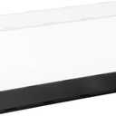 uxcell Acrylic Clear Display Case for Collectibles Self-Assemble Display Clear Boxes with Black Base Dustproof Countertop Storage Box for Collectibles Figures, 15.7 x 3.9 x 7.9 Inch