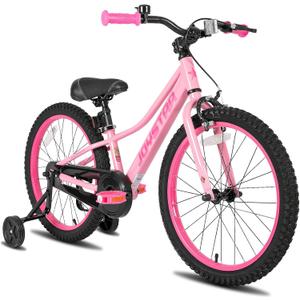 JOYSTAR NEO 20 Inch Kids Bike for Ages 6-10 Years Old Boys & Girls, 20 Inch Wheels Kids Mountain Bike with Training Wheels & Handbrake, Kids' Bicycles, Multiple Colors (Pink)