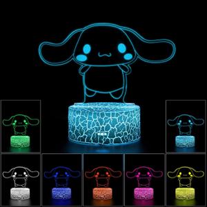 Anime 7 Color Change Decor Lamps,Cartoon Night Light,Cute Night Light,Gifts for Christmas Birthday
