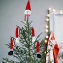 Snowman Christmas Tree Topper: Snowman christmas tree hugger with Red Hat & Scarf - Xmas Decoration with Wreath Rope for Indoor Decorations Holiday Winter Wonderland Party Supplies(5 Pieces)