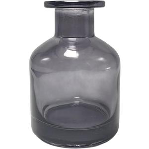 150ml/5oz Grey Boston Round Glass Diffuser Bottles Aroma Bottles Diffusers Vase Fragrance Accessories Use for DIY Replacement Reed Diffuser Sets Craft Projects