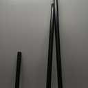 Extra Long Tension Rods 39-120 In (4-9Ft), 1.26"-One-bond stretching, Adjustable Curtain Rods No Drilling Outdoor Curtain Rods for Patio, Drill Free Tension Rod for Window & Bathroom, Black