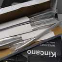 Knife Set, 14 PCS High Carbon Stainless Steel Super Sharp Kitchen Knife Set for Chef with Acrylic Stand, include Steak Knives, Sharpener and Scissors, Ergonomical Design by kincano