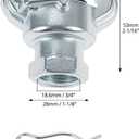 QWORK Iron Air Hose Fitting, 1/2" NPT Female Ends, Universal Fitting, 2 Pack