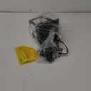 Outdoor Pendant Light Fixture for Porch, 1-Light Exterior Hanging Porch Lantern with Clear Glass, Exterior Pendant Lantern with Adjustable Chain for Patio Entryway Doorway (Black)