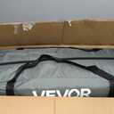 VEVOR Pop up Gazebo Screen Tent, 12 x 12 ft Large 6-Sided Camping Canopy Tent with Removable Top & Carry Bag, Quick-Set & Bite-Proof, Screen House Sun Shelter for 8-10 Persons Backyard Patio, Grey