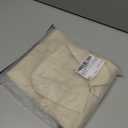 Verdusa Men's Casual Button Down Shirts Vacation Long Sleeve Collared Tops Beige Medium