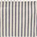 PAZIMIIK Makeup Bag Large Cotton Zipper Pouch for Purse Travel Canvas Make Up Organizer for Women Cosmetic,Vintage Stripe Navy Blue