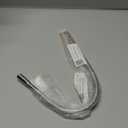 PATIKIL 16" Gooseneck Tube, 3/8" Male to Female Thread Heavy Duty Metal Universal Microphone Flexible Gooseneck Hose Arm Extension Tube for Action Camera Mic/Phone Holder, Chrome