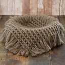 Coberllus Newborn Baby Photography Props Blanket Handmade Knitted Twist Wrap Posing Aid Backdrops for Boy Girls Photography Shoot (Soft Brown)