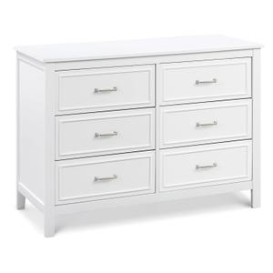 Davinci Charlie 6-Drawer Double Dresser in White