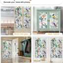 COUNTEWOL Colorful Bird and Floral Window Privacy Film Stained Glass Window Film Rainbow Window clings Non-Adhesive Reusable Decorative for Room (Colorful Birds, 17.5 x157.4 in)
