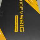 Magnifying Glass with Light Square Magnifier Desk Lamp 10X Close Up Work for Desktop Bench Crafting, Reading, Sewing, Ultra Long Swing Arm 3-Section, 5 Color Modes Design Rectangle Head Controller (Black)