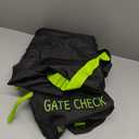 reperkid Large Stroller Bag for Airplane Travel, Black & Green, 47" H x 24" W x 15" D, Fits Most Large, Single, Double, Jogging Strollers  Premium Waterproof Cover, Adjustable Shoulder Straps