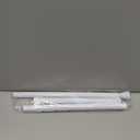 White Tension Curtain Rod for Windows 28 to 48 inch, Adjustable Expandable Pressure Spring Curtain Rod No Drilling, 7/8" Curtain Rod for Bedroom Doorway Closet Door