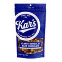 Kars Nuts Peanut Butter N Dark Chocolate Trail Mix - 6 oz Resealable Pouches, Pack of 6 - Gluten-Free Snack Mix Best Before: 11/20/2025