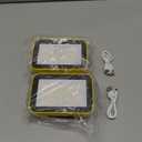 LED Work Light, Rechargeable Floodlights, Portable Spotlight, 5 Modes Workshop Lamp with 180° Rotation Camping Lamp for Construction Site, Garage, Workshop (2 Packs) [Energy Class A+]