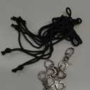 Soulchen 2 Sets Snowboard Leash Cord Clip Ski Skate Leash Adjustable Snowboard Binding Straps Safety Body Board Strap Replacement for Bindings Boots Women Men