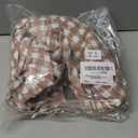 Milisten Waterproof Plaid Tablecloth for Outdoor Round Tables Sturdy Dirtproof Fitted Cover for Picnics Camping and BBQs