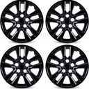 16 inch Hubcaps Compatible for 2013-2018 Nissan Altima Sedan - (Set of 4) Wheel Covers 16in Hub Cap Cover fit for 13-18 Altima Sedan- Black Snap On Hubcap Accessories for 16 inch Wheels