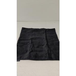 Phantoscope Pack of 2 Velvet Decorative Throw Decorative Pillow Cover Soft Solid Square Cushion Case for Couch Black 18 x 18 inches 45 x 45 cm