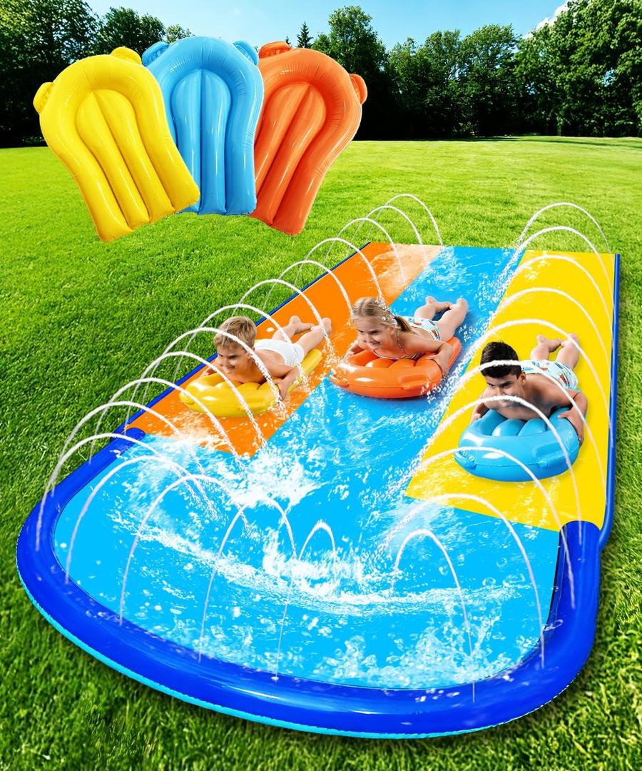 Lawn Water Slip Splash Pad Slide for Home00000