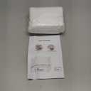 Crib Bed Skirt 28 x 52 with 14 Drop Pleated Dust Ruffle for Baby Boys Girls Elastic Adjustable Fit Toddler Bedskirt Easy On/Off Soft Nursery Standard Crib Bedding Skirts Solid White Crib Skirt