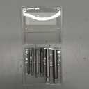Tap Extractor 3/4 Flute Broken Head Screw Remover Stripped Tap Extractor Set Steel 3 Types 6 Pcs