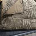 Blanket King Size for Bed - Warm and Cozy for Women Gift, Blanket for Couch, Sofa Decor, Tie Dye Design, Brown, 108x90 Inches