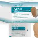 GlobalRoll 20 Pcs Adhesive Eye Patches, Eye Patches for Adults Eye Pad Disposable Eyepatch Latex Free Adhesive Bandages for Baby Kids Girls (Nude,3.3 x 2.3 Inch)