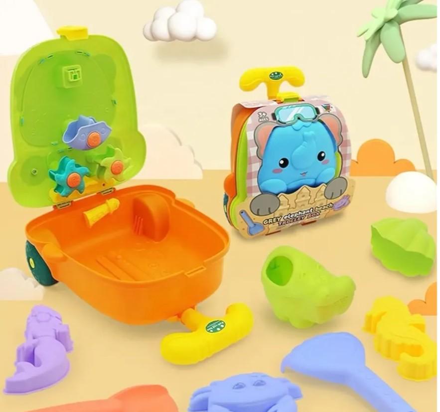 Beach Trolley Box Set Beach Fun (Orange)