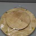 Farmhouse Oak 12" Lazy Susan Turntable Organizer for Cabinet, Round Wooden Lazy Susan Organization and Storage for Dining Table, Pantry, Kitchen, Countertop, Cupboard,Home Decor